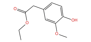 Ethyl 4-hydroxy-3-methoxyphenyl acetate